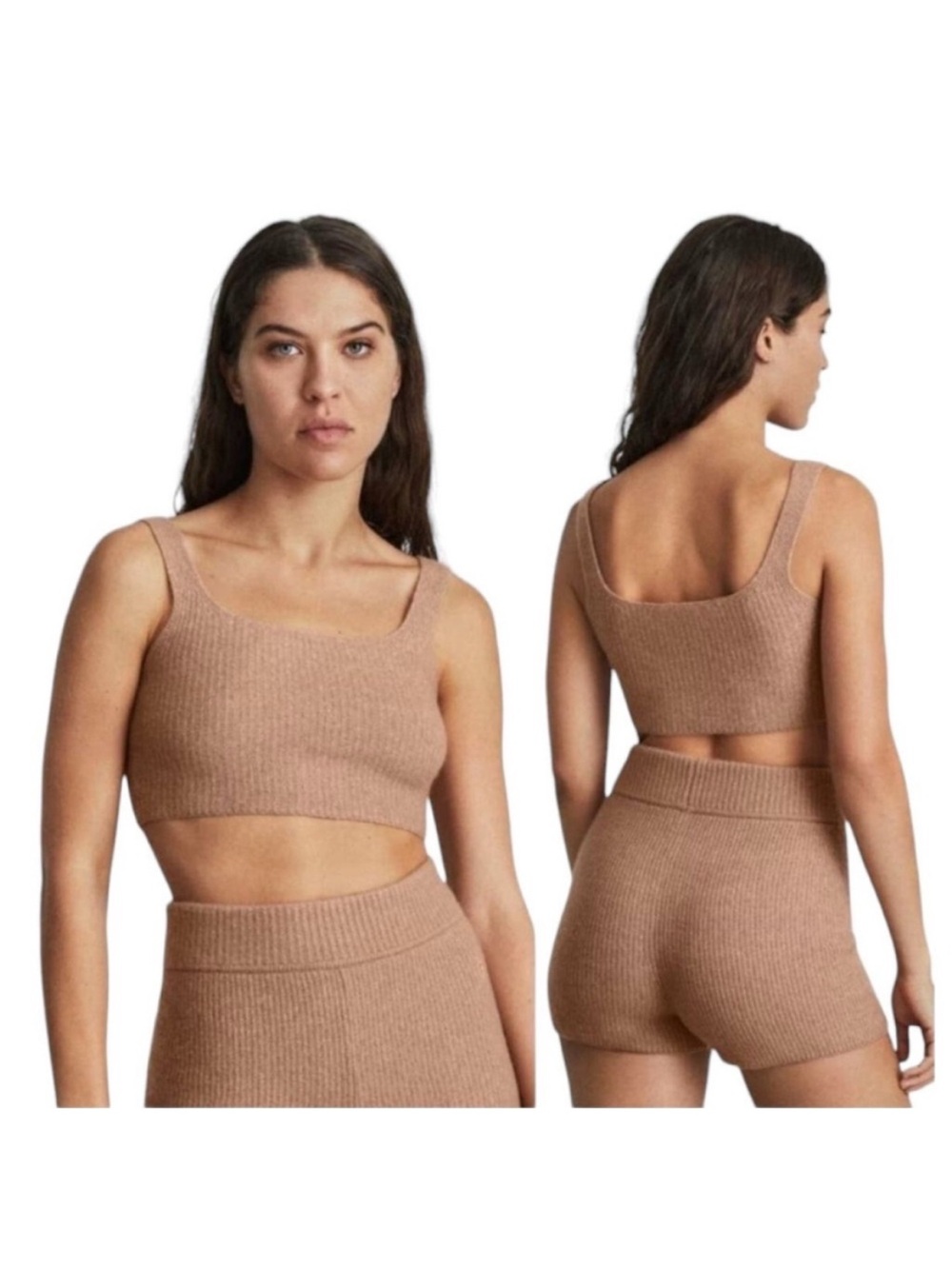 Everlane Top XXS Tank Brown